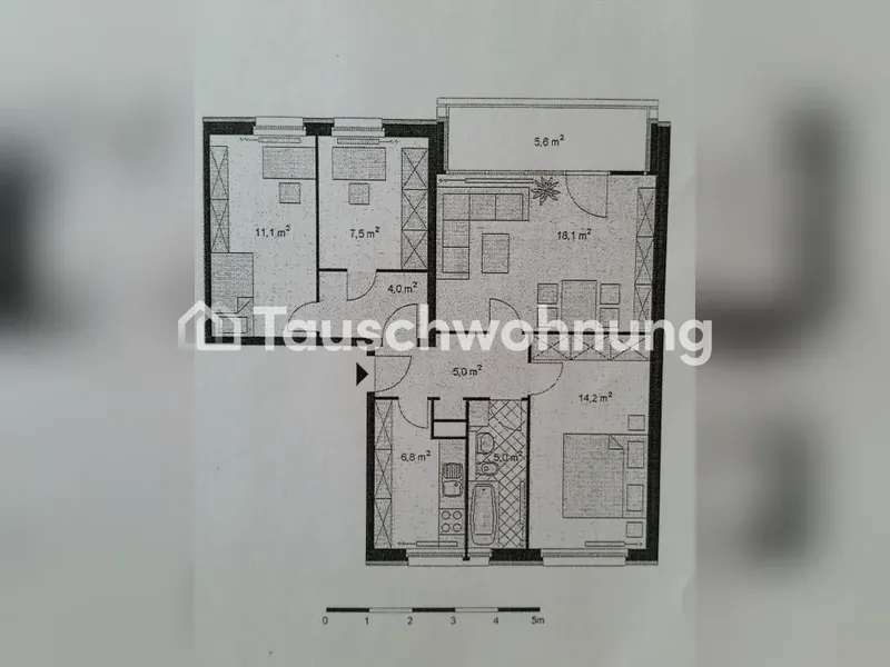 Tauschwohnung: 3,5-Zimmer-Wohnung in Berlin-Lichtenberg, 73 m² — photo 1
